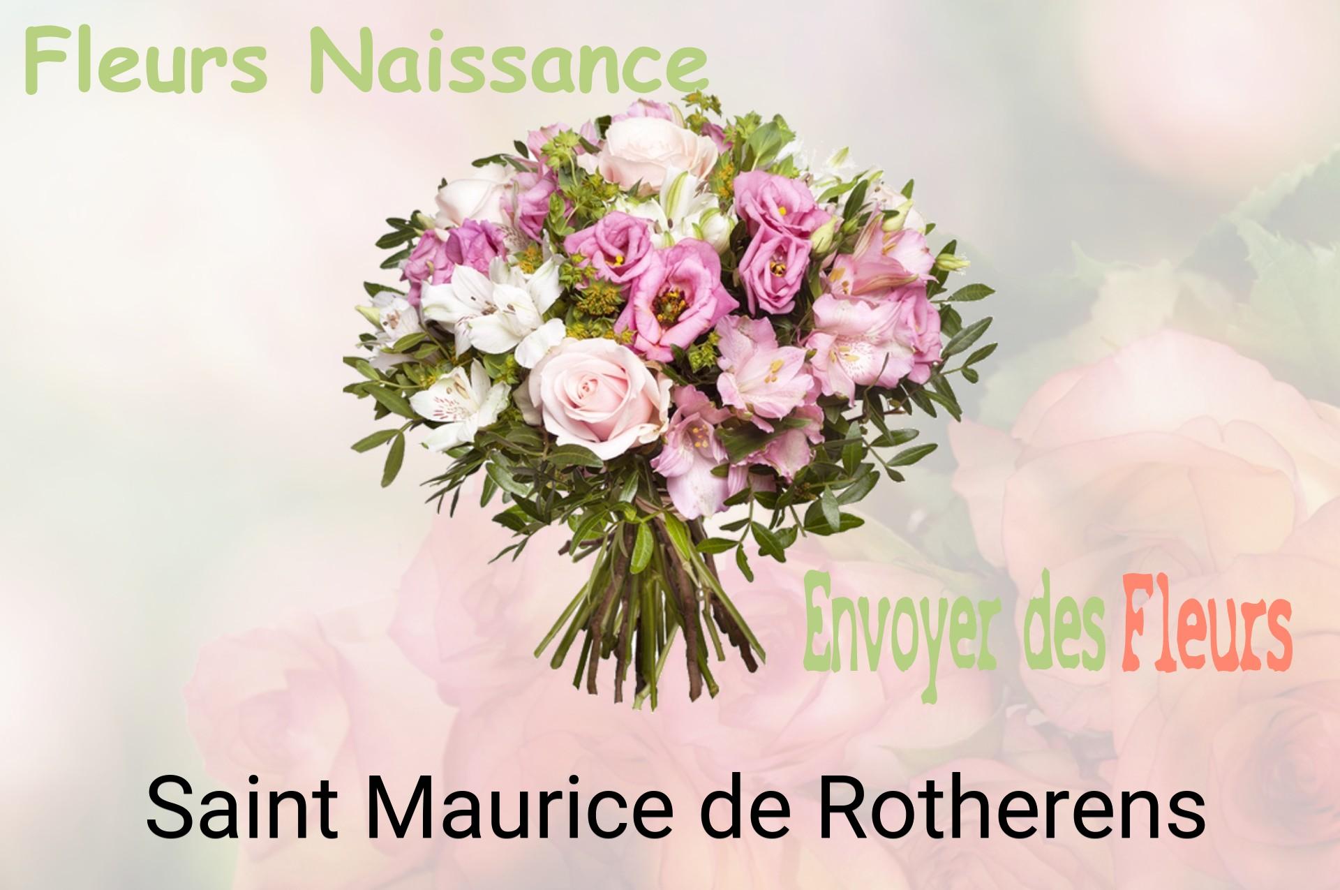 Bouquet de fleurs de naissance livré à Saint-Maurice-de-Rotherens